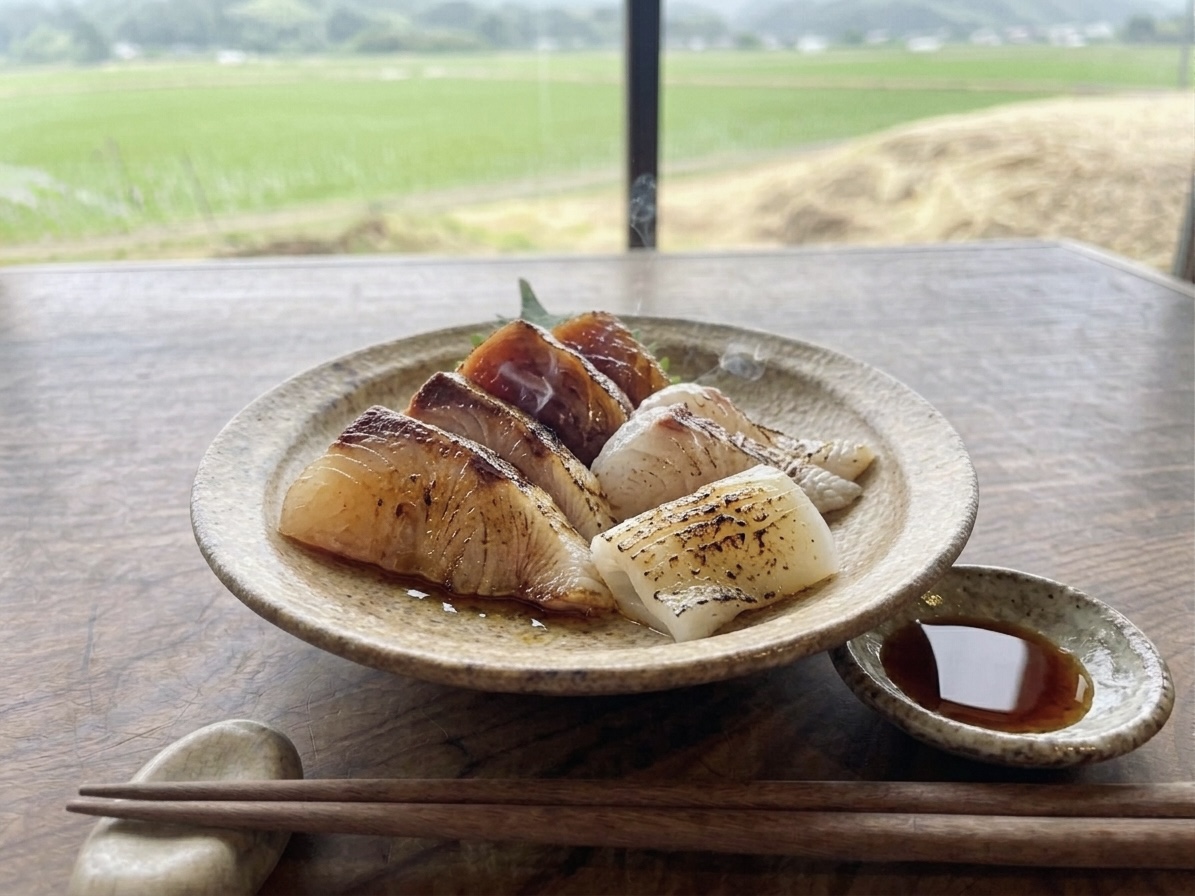 刺身の「燻製ちょい足し」
